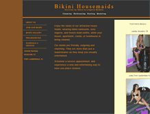 Tablet Screenshot of bikinihousemaids.com